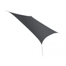 Jardideco - Voile d'ombrage rectangulaire FIRST - 2,00 x 1,40 m - Ardoise - Jardiline Ardoise Densité:140 g, en Polyester Type de produit:Voile d'ombr