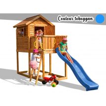Fungoo - Aire de jeux My HouseToboggan bleu Bleu Dimensions (L x l x H):440 x 165 x 285 cm Garantie:10 ans Marque:FUNGOO Matière(s):Bois Nombre d'util