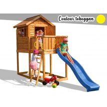 Fungoo - Aire de jeux My HouseToboggan jaune Jaune Dimensions (L x l x H):440 x 165 x 285 cm Garantie:2 ans Marque:FUNGOO Matière(s):Bois Nombre d'uti