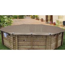 Albiges - Couverture à barres de sécurité Easy Wood - Albigès Au choix, en PVC souple renforcé par une trame polyester - Garantie 3 ans