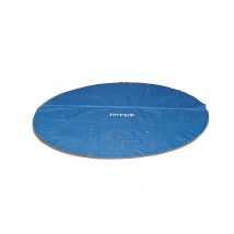 Intex - Bâche à bulles pour piscine Ø 3,96 m Bleu, en Polyéthylène