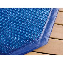 Ubbink - Bâche à bulles pour piscine bois SunWater 3,00 x 4,90 m Bleu, en Polyéthylène - Garantie 2 ans