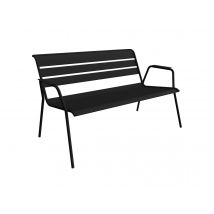 Fermob - Banquette lounge en métal Monceau Carbone Carbone Dimensions (L x l x H):128 x 76 x 71 cm Garantie:5 ans Hauteur d'assise:40 cm Marque:FERMOB