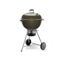 Weber - Barbecue charbon Master-Touch GBS 57 cm C-5750 Gris Gris Couvercle:Oui Crochet(s) porte-accessoires:Oui Cuve:Acier émaillé Diamètre de la cuv