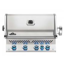 Napoleon - Barbecue à gaz encastrable Prestige Pro 500 inox avec rôtissoire Gris Crochet(s) porte-accessoires:Non Cuve:Fonte aluminium Dimensions (L x