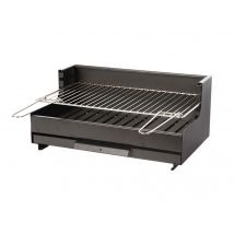 Le Marquier - Barbecue à charbon Original Vulcain 54 x 32 cm Noir Couvercle:Non Crochet(s) porte-accessoires:Non Cuve:Acier Dimensions (L x l x H):56