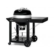 Napoleon - Barbecue à charbon Kettle Pro 57 cm sur chariot Noir Couvercle:Oui Crochet(s) porte-accessoires:Oui Cuve:Acier émaillé Dimensions (L x l x