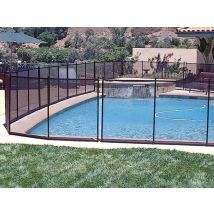 Gre - Barrière de sécurité souple pour piscine - Gré Noir, en Tissu