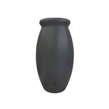 Bellijardin - Récupérateur d'eau de pluie Jarre Toscane 1000 L anthracite avec couvercle et robinet - BelliJardin Anthracite Dimensions (L x l x H):99