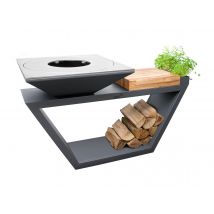 Artiss Design - Brasero G4 Graphite plaque de cuisson acier inoxydable alimentaire - Artiss, en Acier Graphite Poids:199 kg Type de produit:Brasero -
