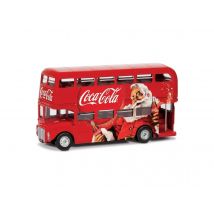 My Village - Bus Coca-Cola Londres 1:64 Rouge Échelle:1:64 Matière(s):Métal Type de produit:Miniature, en Métal Type de produit:Miniature