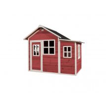 Exit Toys - Maisonnette en bois pour enfants Loft 150 Rouge Rouge Dimensions (L x l x H):188 x 149 x 159 cm Garantie:2 ans Marque:EXIT TOYS Matière(s)