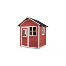 Exit Toys - Maisonnette en bois pour enfants Loft 100 Rouge Rouge Dimensions (L x l x H):149 x 135 x 159 cm Garantie:2 ans Marque:EXIT TOYS Matière(s)