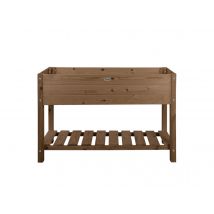 Esschert Design - Carré potager en bois marron L Marron Dimensions (L x l x H):118,2 x 40,3 x 78 cm Forme:Rectangle Garantie:2 ans Marque:ESSCHERT DES