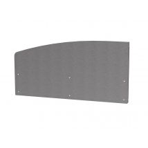 Le Marquier - Crédence courbe gauche inox pour cuisine extérieure Inox Dimensions (L x l x H):80 x 1,5 x 40,6 cm Garantie:2 ans Marque:LE MARQUIER Mat