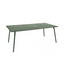 Fermob - Table de jardin rectangulaire en métal Monceau 8 places Cactus Cactus Dimensions (L x l x H):194 x 94 x 74 cm Extensible:Non Forme:Rectangula