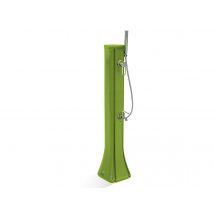 Formidra - Douche solaire 23 L Happy Go e Vert, en Polyéthylène haute densité (PEHD) - 26 x 29 x 120 cm - Garantie 2 ans