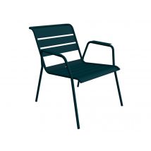 Fermob - Fauteuil lounge de jardin en métal Monceau Bleu Acapulco Bleu acapulco Dimensions (L x l x H):77 x 76 x 71 cm Garantie:5 ans Hauteur d'assise
