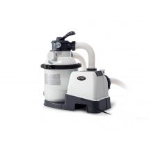 Intex - Groupe de filtration à sable SX1500 4 m³/h pour piscine jusqu'à 24 m³ Blanc, en Polypropylène - 48 x 38,5 x 34 cm - Garantie 2 ans
