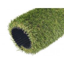 Jardideco - Gazon synthétique Pelouse 42 mm Juventus - Largeur 4m x Longueur 1m Vert Couleur des brins:3 verts + 1 beige Decitex:7250 Dtex Garantie:10