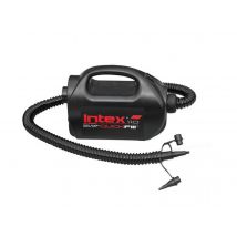 Intex - Gonfleur mini compresseur électrique 12 V / 220 V Noir Débit d'air:400 L, en PVC Poids:3,11 kg Pression:0,03 bar Type de produit:Gonfleur élec