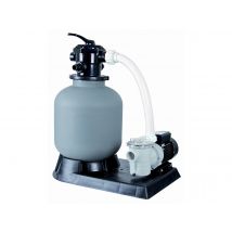 Ubbink - Groupe de filtration à sable PoolFilter 4 m³/h Gris, en Polyéthylène - 45,8 x 33 x 59,6 cm - Garantie 2 ans