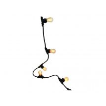 Lumisky - Guirlande lumineuse extérieur connectable 10 ampoules à filament vintage LED blanc chaud LINK ME LIGHT 5 m Noir Couleur éclairage:Blanc chau
