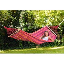 Amazonas - Hamac 1 place Tonga vulcano en polycoton Multicolor Dimensions (L x l x H):200 x 100 x 0,01 cm Dimensions de la toile:200 x 100 cm Marque:A