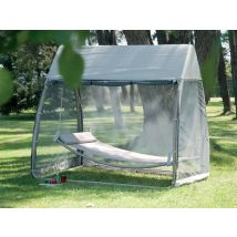 Jardiline - Hamac balancelle avec moustiquaire Tonga233 x 139 x 205cm Ardoise Dimensions (L x l x H):233 x 139 x 205 cm Garantie:2 ans Marque:JARDILIN