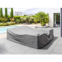 Hesperide - Housse pour salon de jardin Hambo M gris - 250 x 250 x 90 cm - Hespéride Gris Déperlant:Oui Dimensions (L x l x H):250 x 250 x 90 cm Dimen