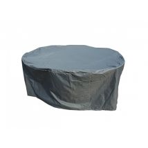 Jardideco - Housse pour salon de jardin en résine tressée Artigas II 8-12 places Gris Dimensions (L x l x H):230 x 117 x 75 cm Forme:Rectangle Marque: