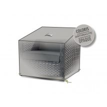 Jardiline - Housse de protecton Cover Air pour fauteuil de jardin85 x 85 x 70 cm Gris Dimensions (L x l x H):85 x 85 x 70 cm Forme:Carré Garantie:5 an
