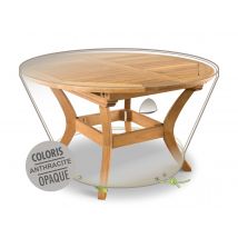 Jardiline - Housse de protection Cover Air pour table de jardin rondeØ 120 x 50 cm Gris Dimensions (L x l x H):120 x 120 x 50 cm Forme:Rond Garantie:5