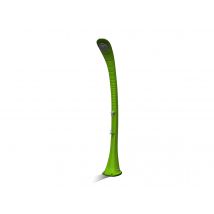 Formidra - Douche solaire 32 L Cobra e Vert, en Polyéthylène haute densité (PEHD) - 34 x 30 x 222 cm - Garantie 2 ans
