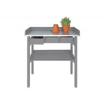 Esschert Design - Table de jardinage surélevée grise Gris Dimensions (L x l x H):78 x 38 x 83 cm Dimensions colis (L x l x H):NC Garantie:1 an Marque: