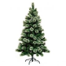 Feeric Christmas - Sapin Gracious Imperial 180 cm Vert et blanc Décorations intégrées:Non Dimensions (L x l x H):96,5 x 96,5 x 180 cm Hauteur:180 cm M