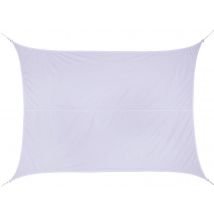 Hesperide - Voile d'ombrage rectangulaire 2 x 3 m Curacao - Blanc - Hespéride Blanc Densité:180 g, en Polyester Poids:1,5 kg Type de produit:Voile d'o
