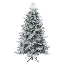 Feeric Christmas - Sapin artificiel Yukon 210 cm Blanc Décorations intégrées:Non Dimensions (L x l x H):137 x 137 x 210 cm Hauteur:210 cm Marque:FEERI