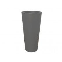 Elho - Pot de fleurs Pure Straight High Ø 40 x H.80 cm - Anthracite Anthracite Diamètre:40 cm Forme:Rond Hauteur:80 cm Marque:ELHO Matière(s):Plastiqu
