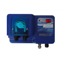Astral Pool - Pompe doseuse chlore Micro RX Bleu, en NC - 18,3 x 11,5 x 10,9 cm - Garantie 2 ans
