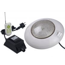 Ubbink - Projecteur LED 406 RGBW 35W pour piscine bois Blanc, en ABS - 27,5 x 27,5 x 7,5 cm - Garantie 2 ans