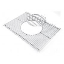 Weber - Grille GBS en inox pour barbecue gaz série Genesis 300 Gris Marque:WEBER Matière(s):Acier inoxydable Type de pièce:Grille, en Acier inoxydable