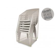 Jardiline - Housse de protection Cover Line pour chaises empilables66 x 66 x 110 cm Gris Dimensions (L x l x H):66 x 66 x 110 cm Garantie:2 ans Marque