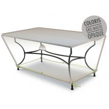 Jardiline - Housse de protection Cover Line pour table rectangulaire 6-8 personnes - 210 x 100 x 50 cm Gris Dimensions (L x l x H):210 x 100 x 50 cm F