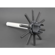 Hayward - Diffuseur inférieur + crépines + tube pour filtre à sable S0164T Noir, en Plastique