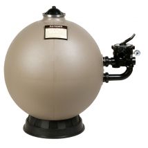 Hayward - Filtre à sable Pro Side 30 m³/h Beige, en Polyéthylène soufflé - 123 x 89,5 x 114,7 cm - Garantie 5 ans