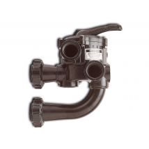Hayward - Vanne Vari-Flo Side 1.5' BSP pour Filtre à sable SIDE S0166S Noir, en Plastique - Garantie 1 mois
