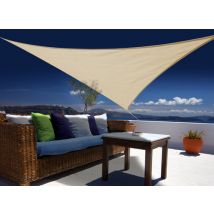 Jardiline - Voile d'ombrage triangulaire 3 x 3 x 3 mSable Beige Densité:140 g, en Polyester Type de produit:Voile d'ombrage - 3 x 3 x 3 m Forme:Triang