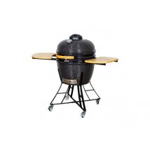 Somagic - Barbecue charbon Kamado Kamagic 24 Noir Couvercle:Oui Crochet(s) porte-accessoires:Non Cuve:Céramique Dimensions (L x l x H):140 x 85 x 120
