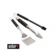 Weber - Kit d'ustensiles 3 pièces Better pour barbecue Gris Marque:WEBER Matière(s):Acier inoxydable Type de produit:Accessoires, en Acier inoxydable